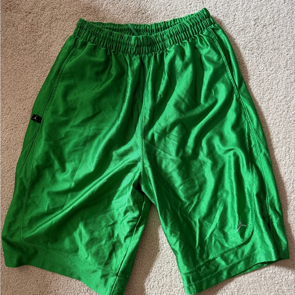 Jordan Vibrant Green Men's Athletic Shorts